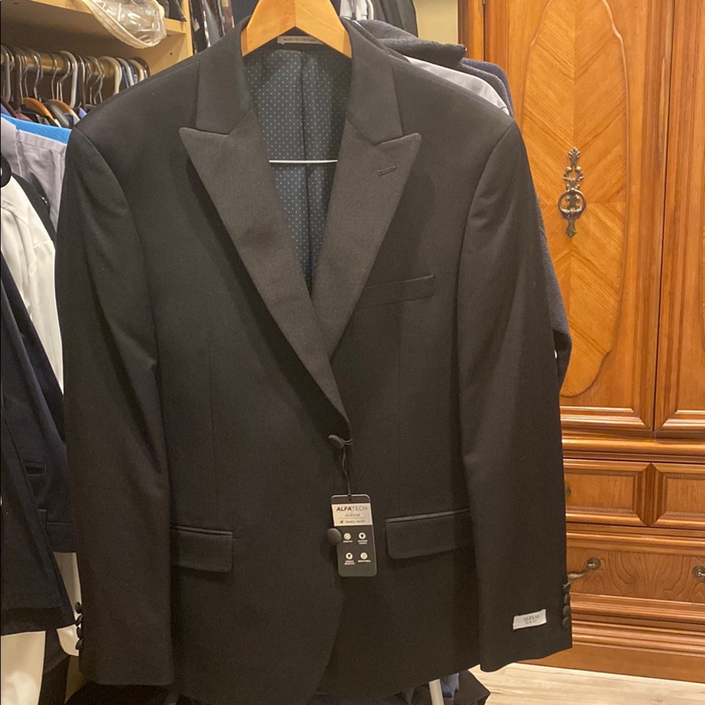 Alfani Black Tuxedo Classic Notch Lapel